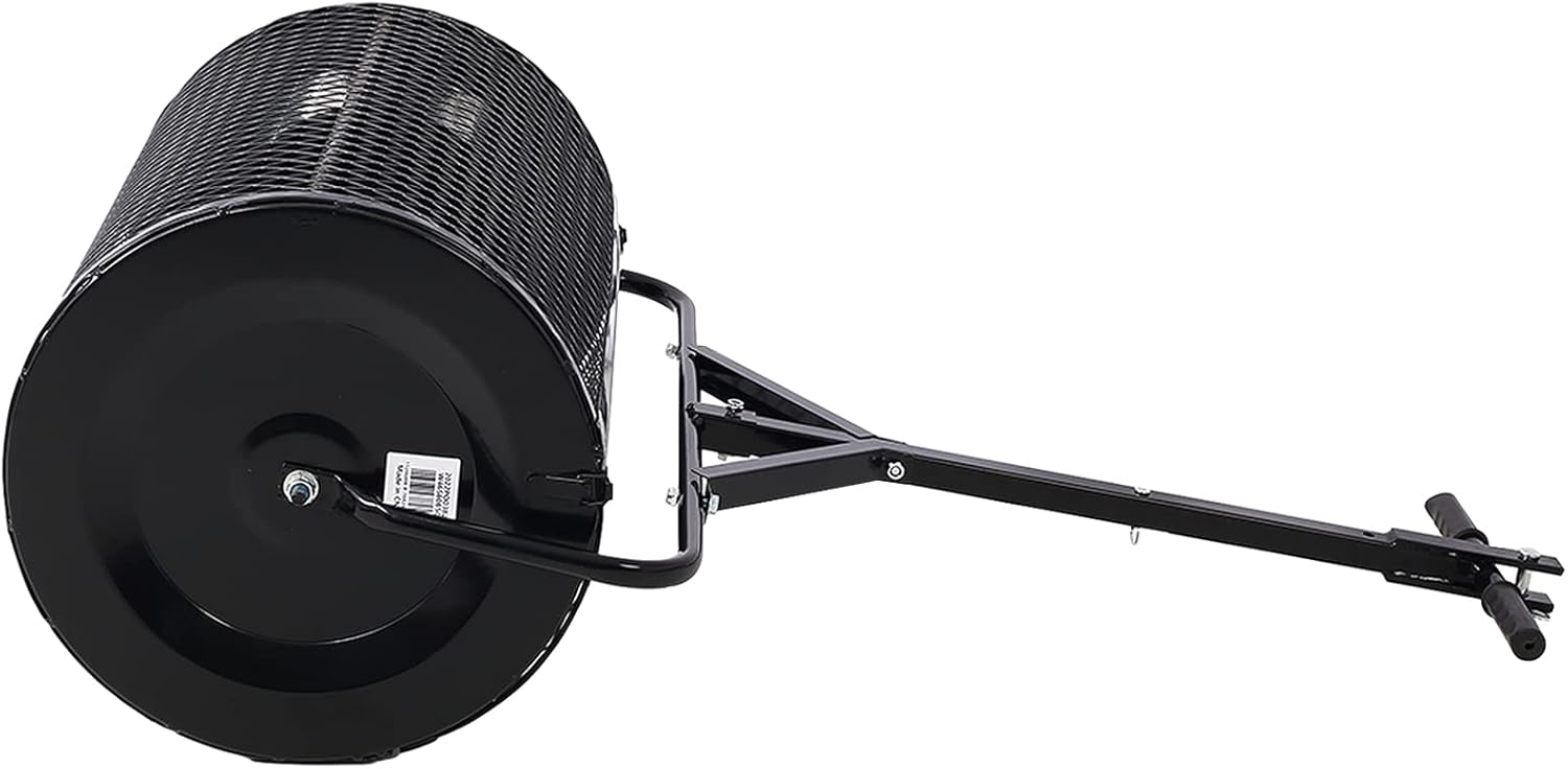 Peat Moss Spreader 36inch,Compost Spreader Metal Mesh,2 in 1 ATV and T Shaped Handle for Planting Seeding,Lawn and Garden Care Manure Spreaders Roller