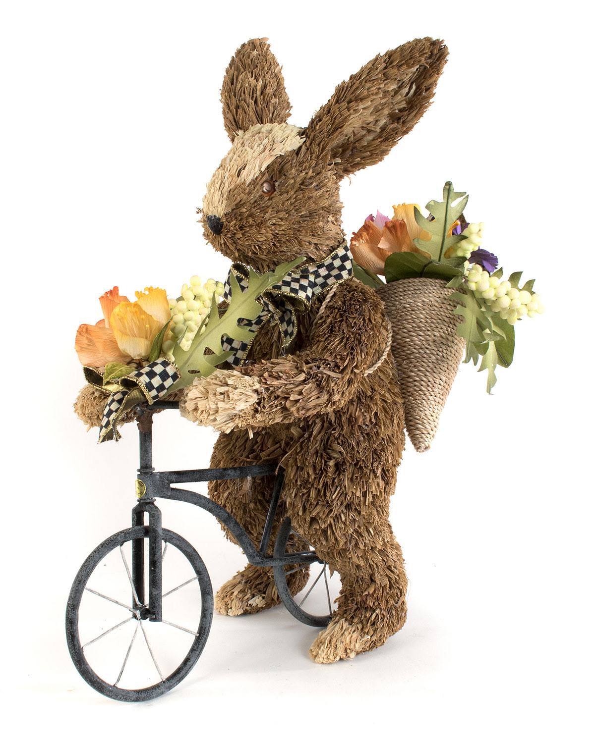 MacKenzie-Childs Farmhouse Garden Bunny on Bike