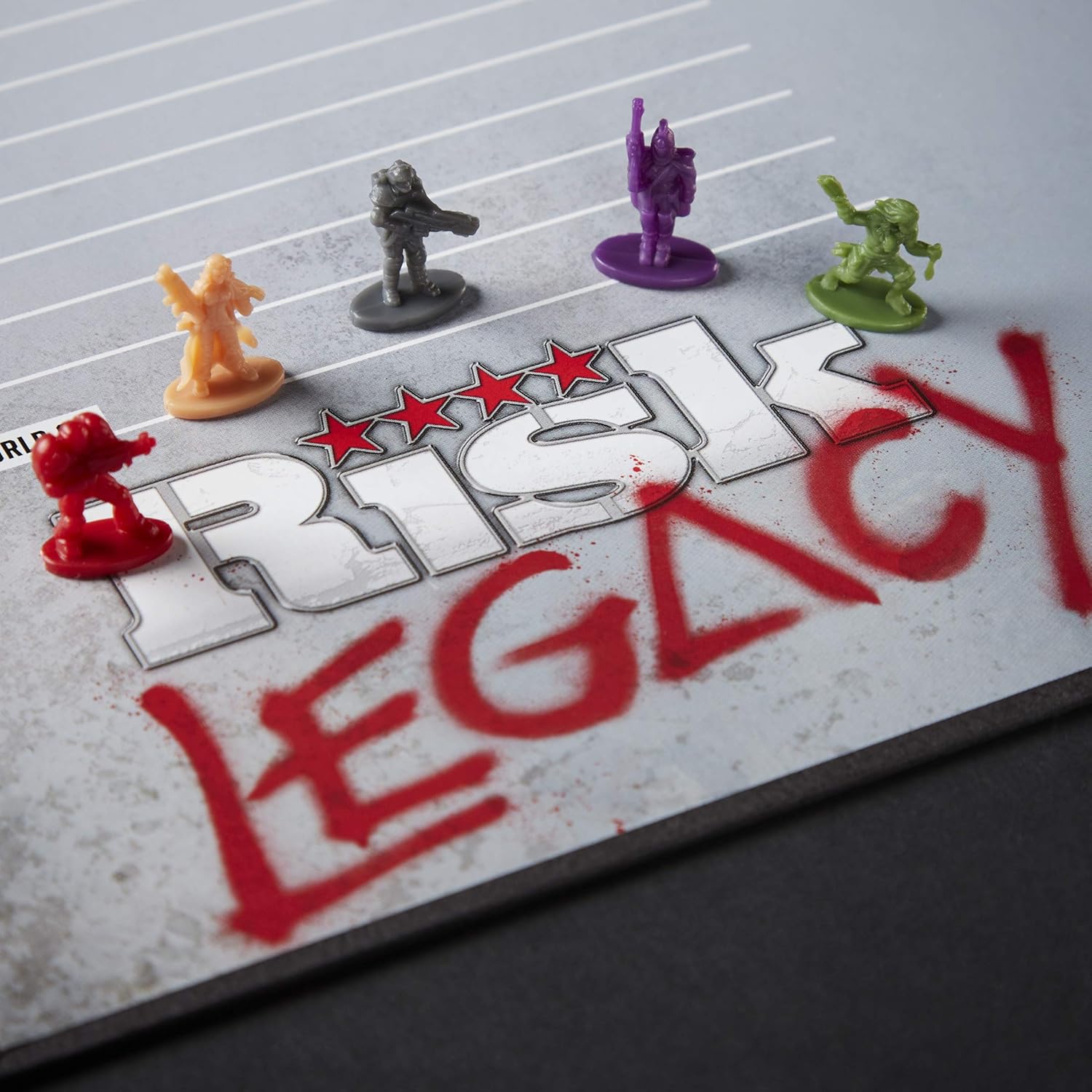 Hasbro Gaming Avalon Hill Risk Legacy Strategy Tabletop Game, Immersive Narrative Game, Miniature Board Game for Ages 13 and Up, for 3-5 Players Pack of 2