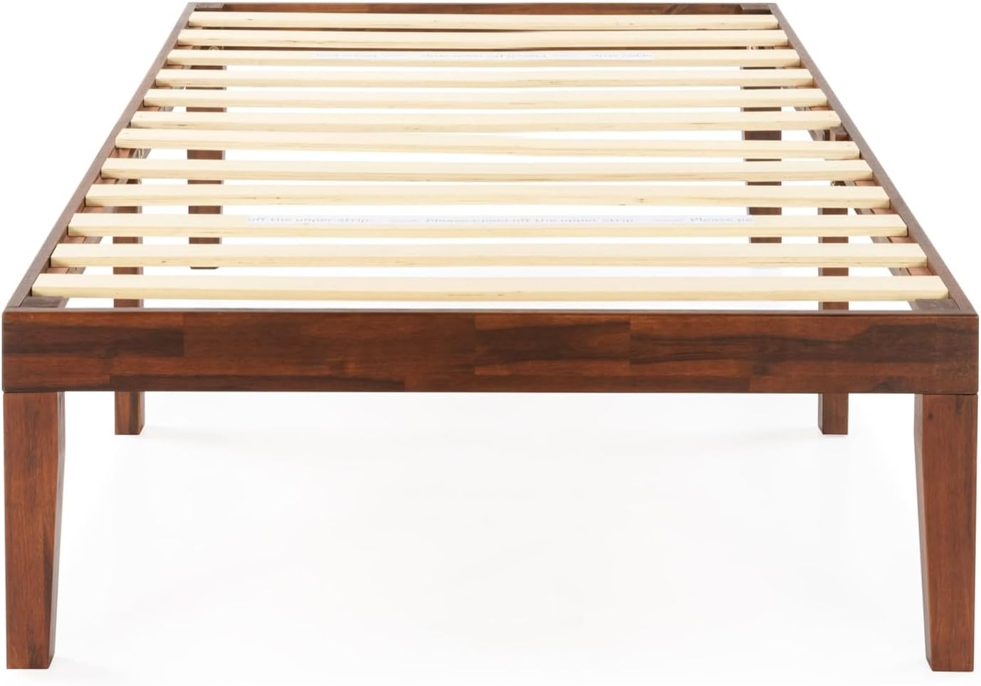 16 Inch Classic Solid Wood Platform Bed Frame in Multiple Finishes Espresso - Twin