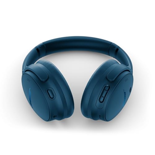Bose QuietComfort Bluetooth Headphones, Wireless Headphones with Active Over Ear Noise Cancelling and Mic, Deep Bass, Up to 24 Hours of Playtime, Sandstone