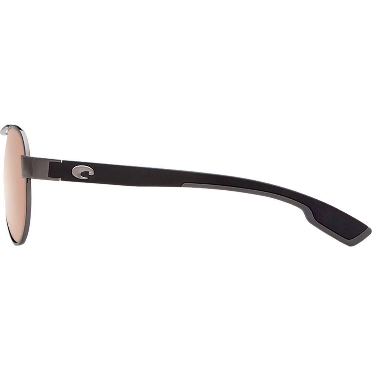 Costa Del Mar Loreto Gunmetal Square Sunglasses Copper Lens 580G