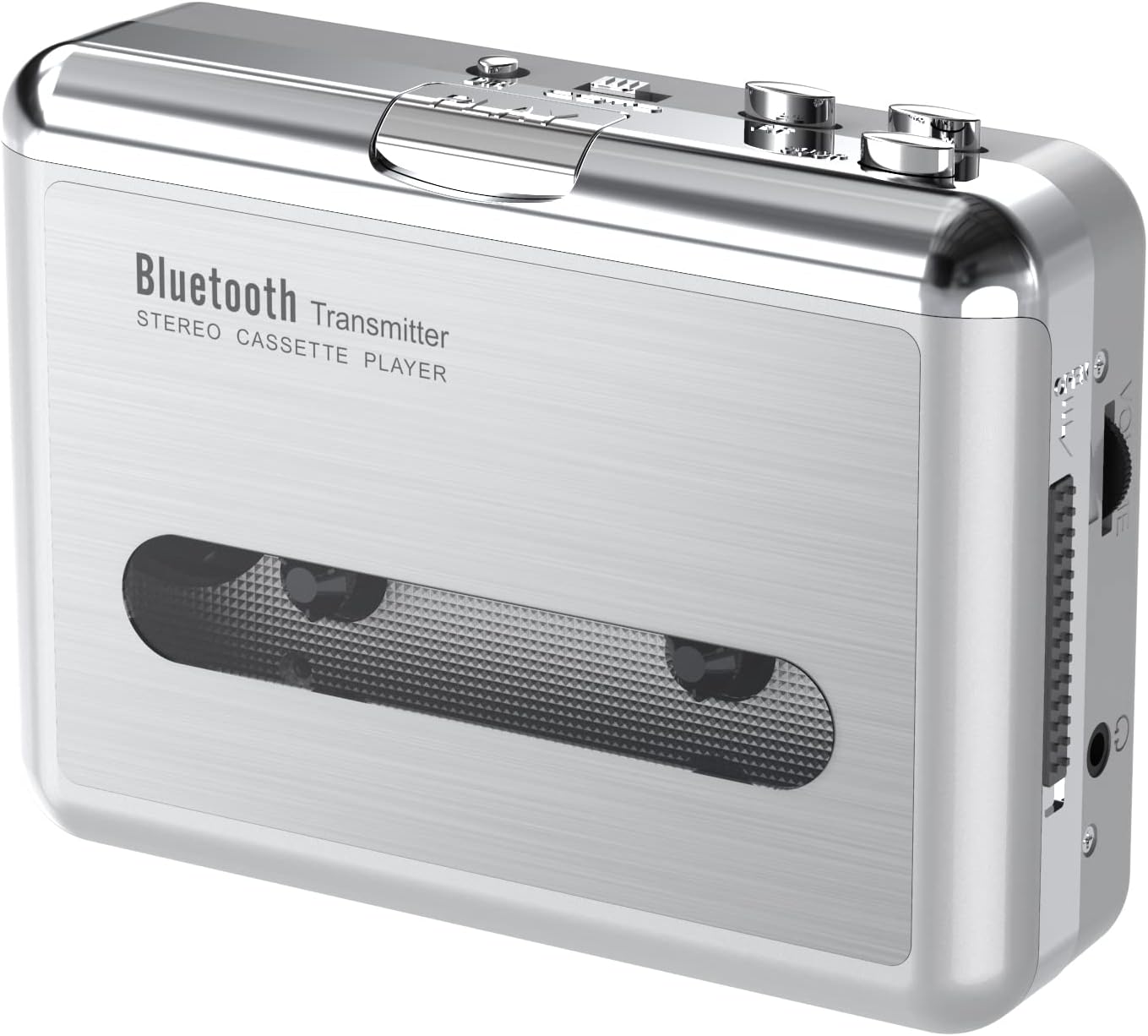 DIGITNOW Bluetooth Walkman Cassette Player Bluetooth Transfer to Headphone/Speaker, with 3.5mm Earphones Jack and auto Reverse Function Pack of 2