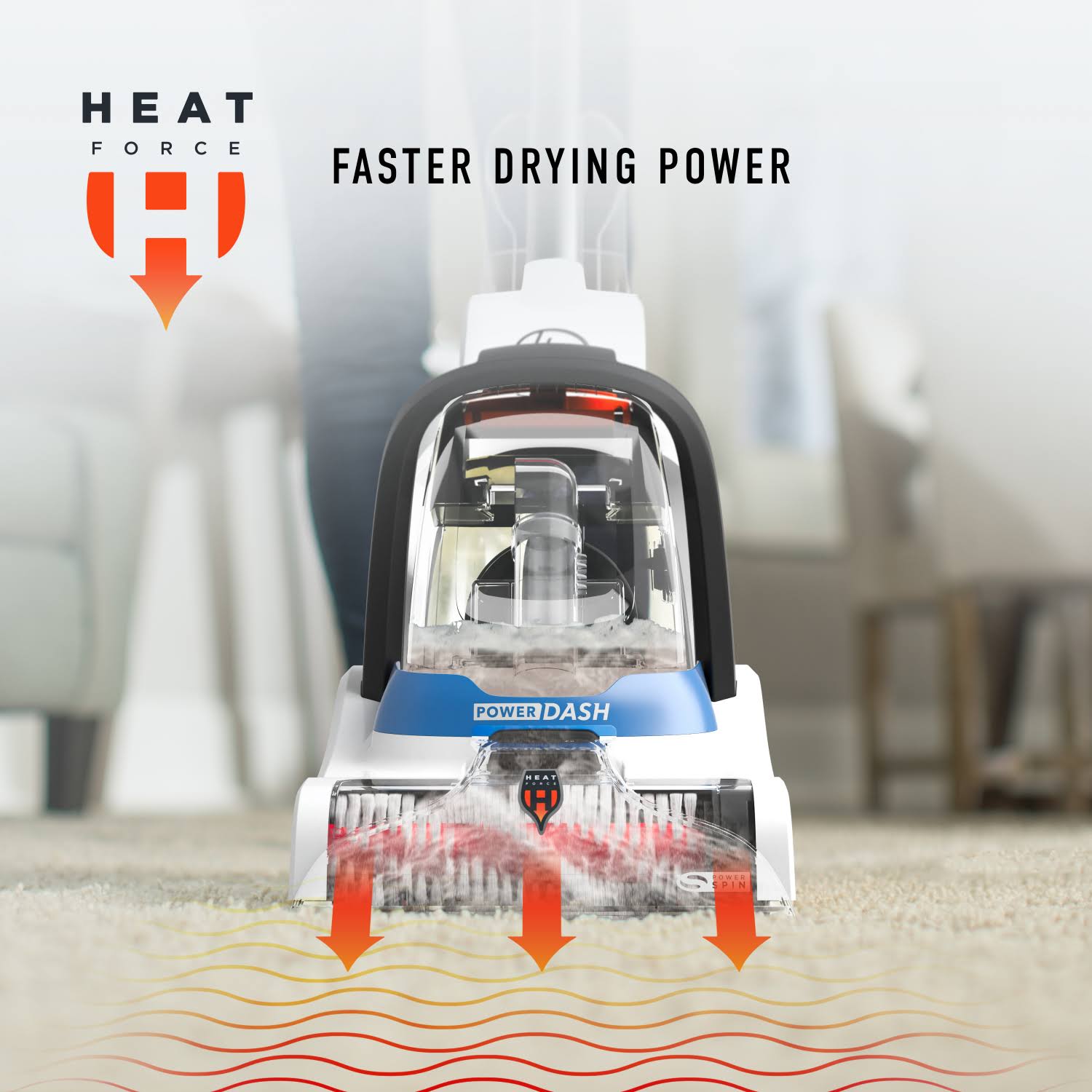 Hoover FH50710 PowerDash Pet Compact Carpet Cleaner