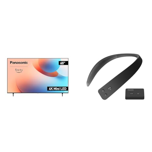 Panasonic W95 Series 65-inch Mini LED 4K Ultra HD Smart Fire TV, Sport Stadium Mode, ATSC3.0, Dolby Vision IQ, Dolby Atmos, HDR10+ Adaptive, Press and Ask Alexa, 144Hz, Wall-mountable - 65W95AP