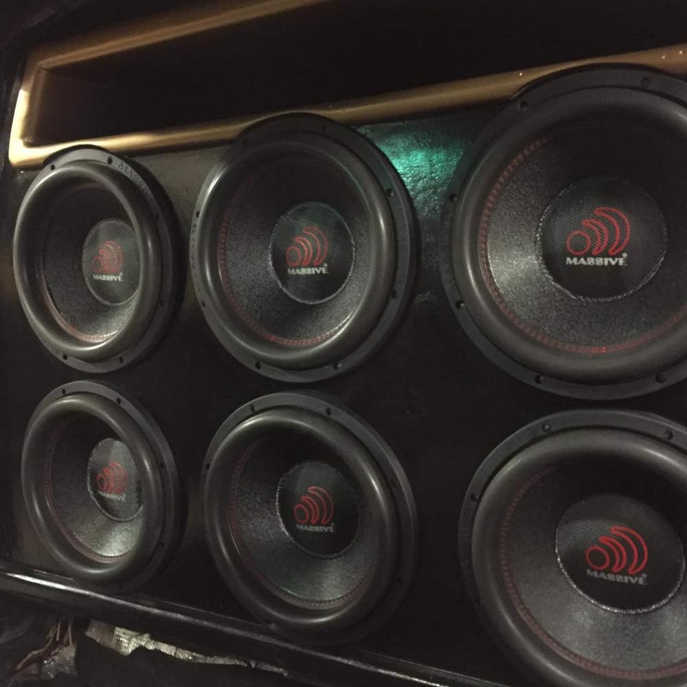 Massive Audio HIPPOXL152 – 15 Inch Car Audio Subwoofer, High Performance Subwoofer for Cars, Trucks, Jeeps - 15" Subwoofer 2000 Watt RMS, 4000w MAX Dual 2 Ohm, 3 Inch Voice Coil. Sold Individually