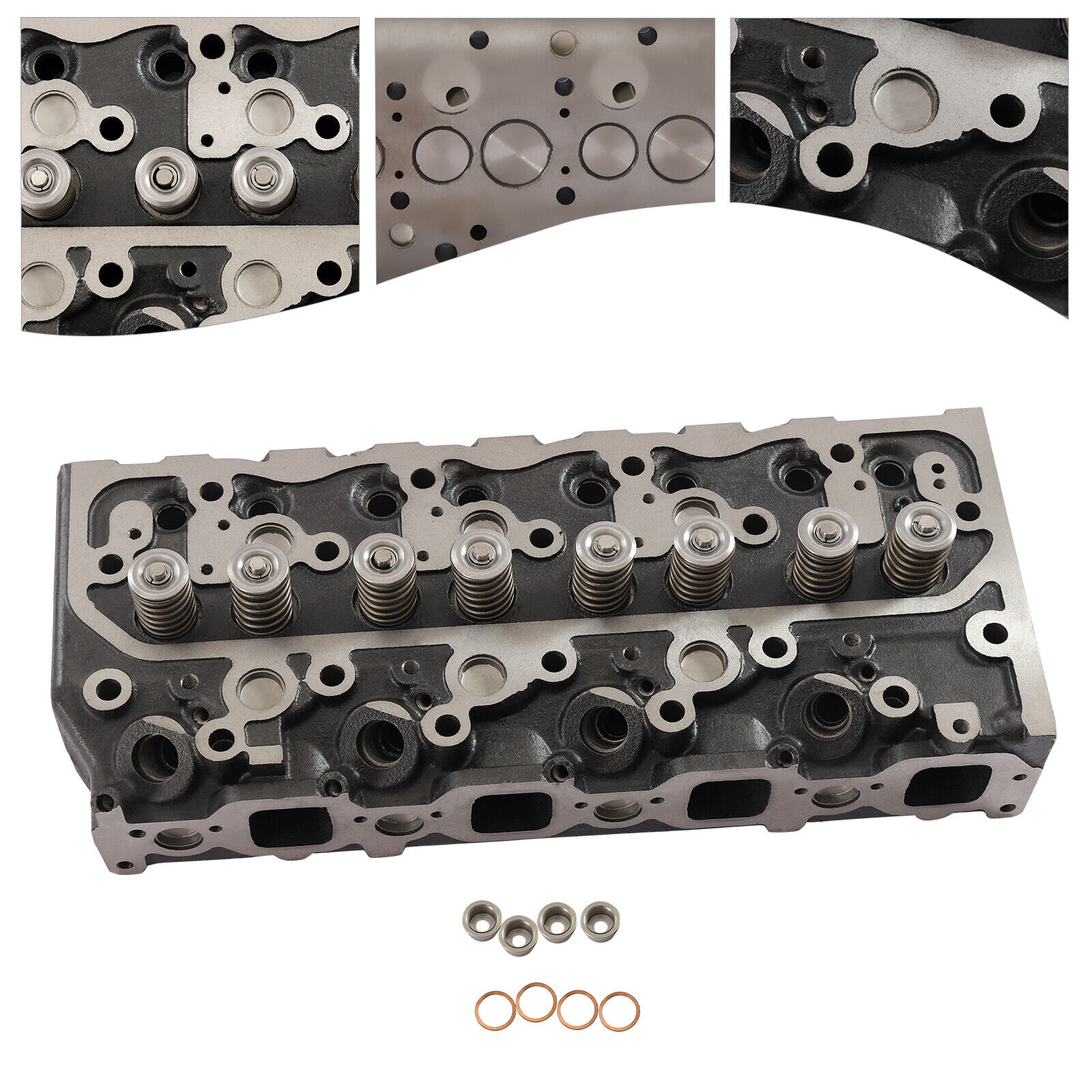4BD2 Cylinder Head W/ Valves fits Isuzu NPR & NQR Truck 1992-1998