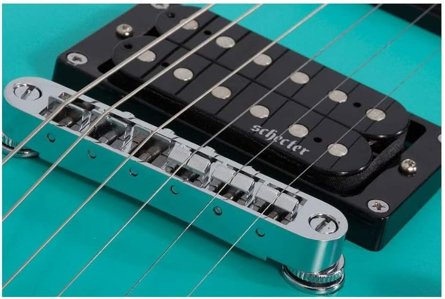 Schecter C-6 Deluxe 6-String Electric Guitar (Right-Hand, Satin Aqua)