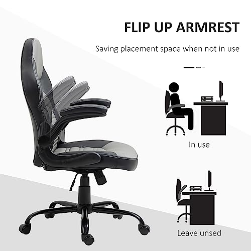Vinsetto Big and Tall Executive Office Chair with Wide Seat, Computer Desk Chair with High Back Diamond Stitching, Adjustable Height & Swivel Wheels, Black