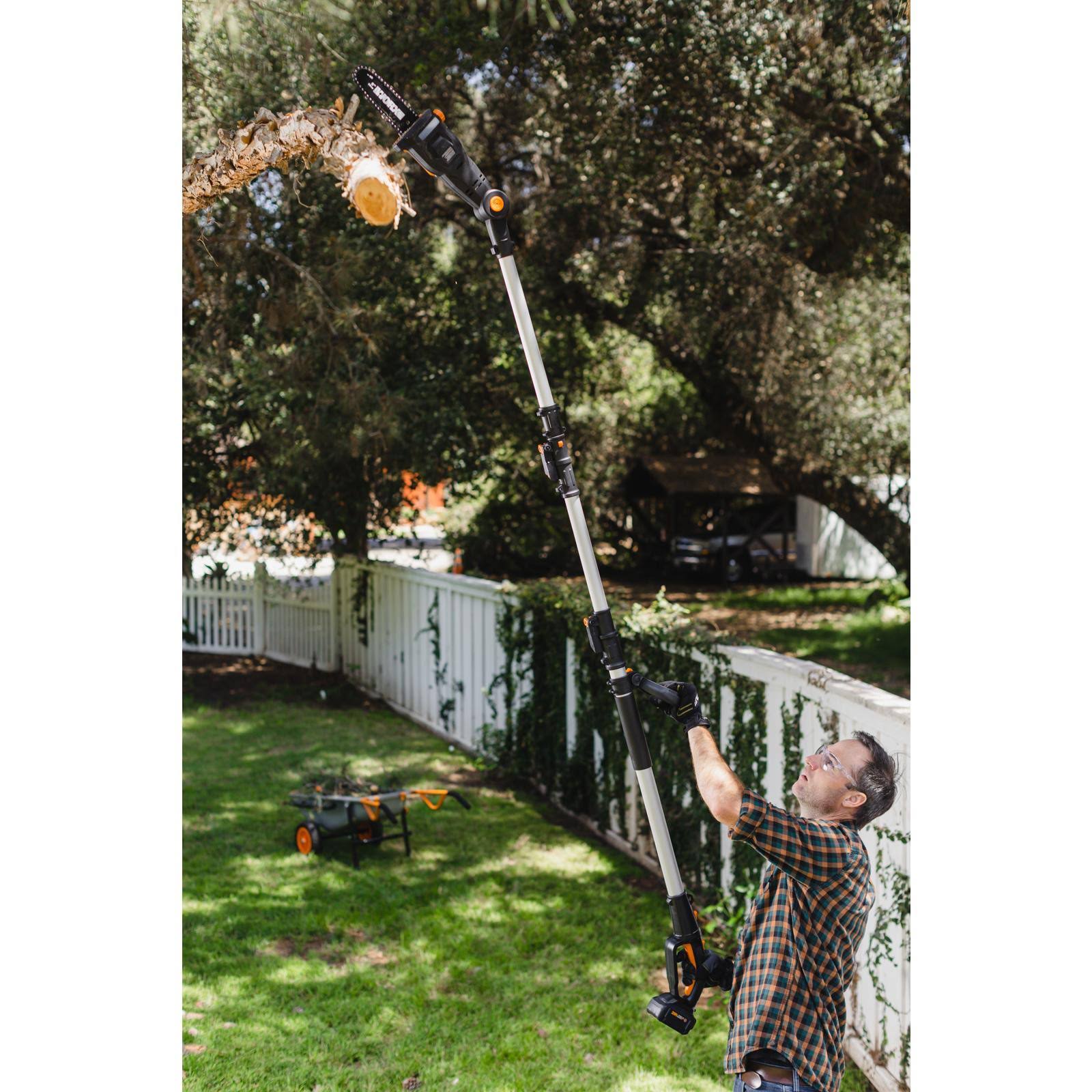 Worx 20V 2-in-1 Attachment Capable Pole Saw w/ Battery WG349