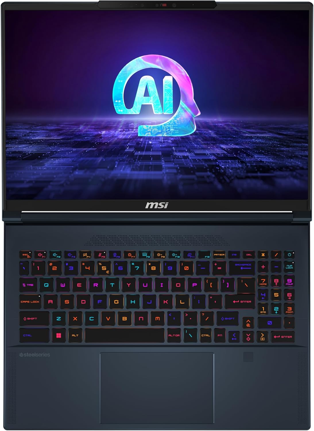 MSI Stealth 16 AI Studio 16” 120Hz MiniLED Gaming Laptop: Intel Core Ultra 9, NVIDIA Geforce RTX 4080, 64GB DDR5, 1TB NVMe SSD, Thunderbolt 4, Cooler Boost Trinity+, Win 11 PRO: Star Blue A1VHG-027US