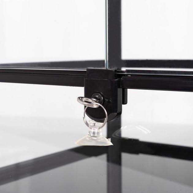 REPTI ZOO Tempered Glass Front Opening with Double Hinge Door Terrarium - Pet Supplies online store