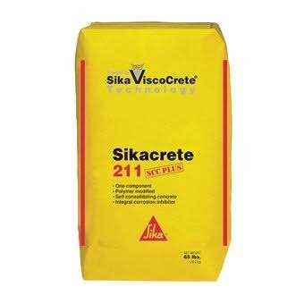 Sikacrete 211SCC Plus 1-component Cementitious Polymer-Modified Self-Consolidating Concrete Mix 65lb - Shop Hardware Tools Online Store
