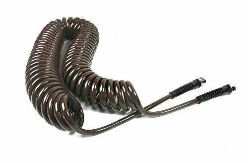 Water Right Professional Coil Garden Hose, Lead Free u0026 Drinking Water Safe, 50-Foot x 3/8-Inch, Espresso