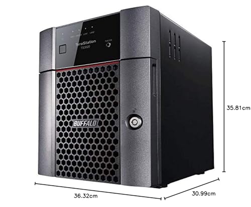 BUFFALO TeraStation 3420DN 4-Bay SMB 16TB (4x4TB) Desktop NAS w/Hard Drives Included Network Attached Storage