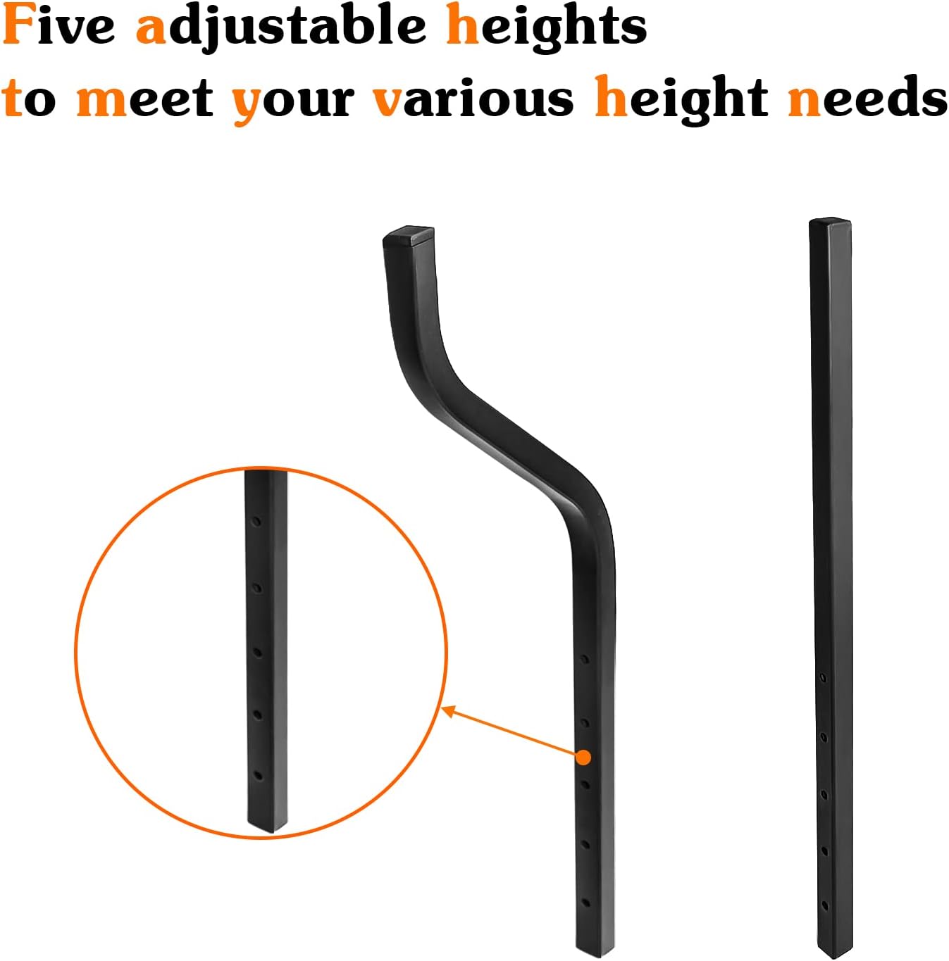 Pickup Truck Universal Fit Tailgate Ladder Truck Accessories Extension Step Ladder Easy Install Durable Steel Pack of 2