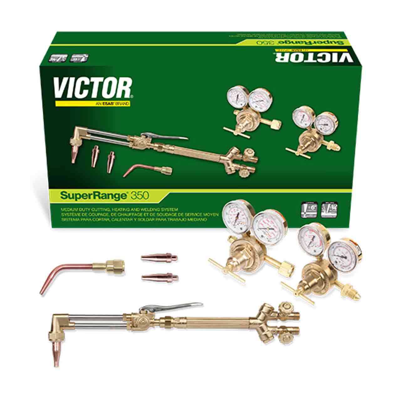 Victor 0384-2696 Super Range 350 with SR350 Regulators Cutting Torch - Shop Hardware Tools Online Store