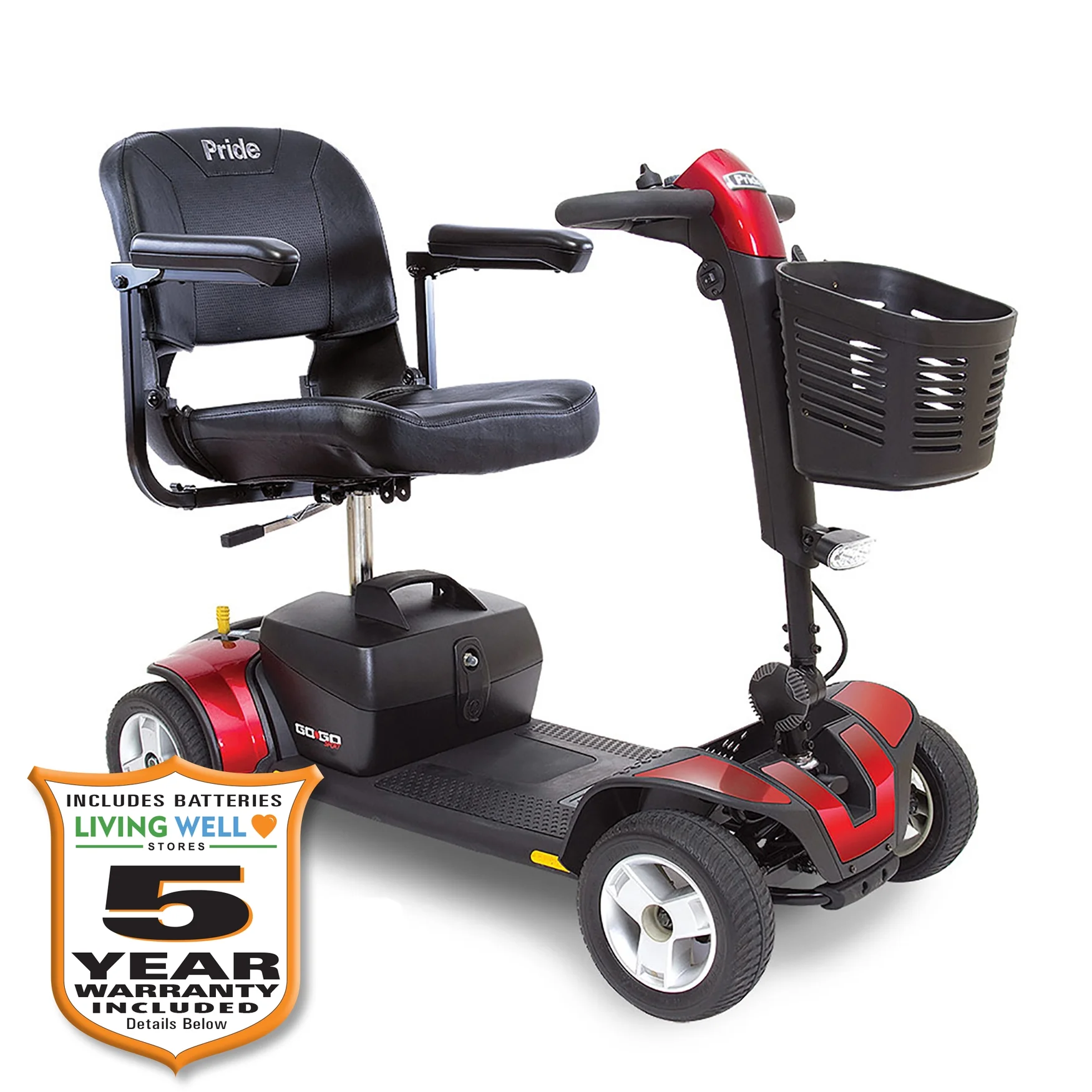 Pride Mobility GoGo Sport 4 Wheel Scooter with Ext Warr
