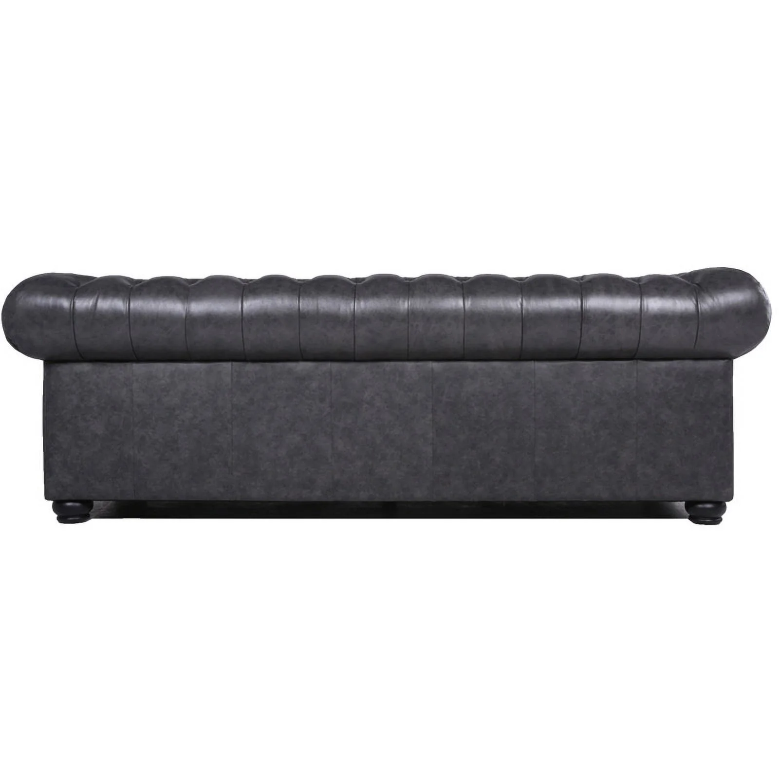 Brookfield Leather Chesterfield Sofa In Grey