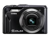 Casio EXILIM Hi-Zoom EX-H20G - Digital camera - compact - 14.1 MP - 720p - 10x optical zoom - flash 14.5 MB - black