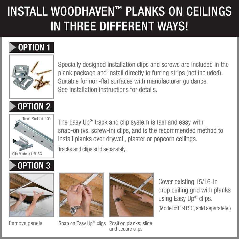 Armstrong Ceilings Woodhaven 5 in. x 7 ft White Tongue and Groove Ceiling Plank - Shop Hardware Tools Online Store