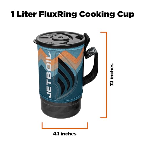 Jetboil Flash Camping and Backpacking Stove System, Portable Propane/Isobutane Burner with Cooking Cup for Outdoor Trips and Hiking