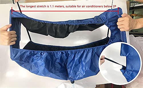 Air Conditioner Cleaning Cover Air Conditioner Cleaning Cover, Split Cleaning kit Wall Mounted Air Conditioning Cleaner Kit Dust Washing Clean Protector Bag Aircon Washbag Waterproof with Drain Outlet