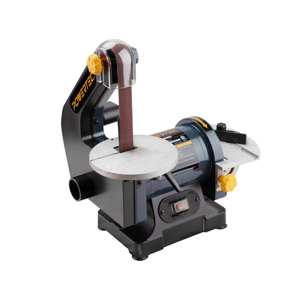 Powertec Bd1502 1x22 x 30x22 Belt and 5x22 Disc Sander