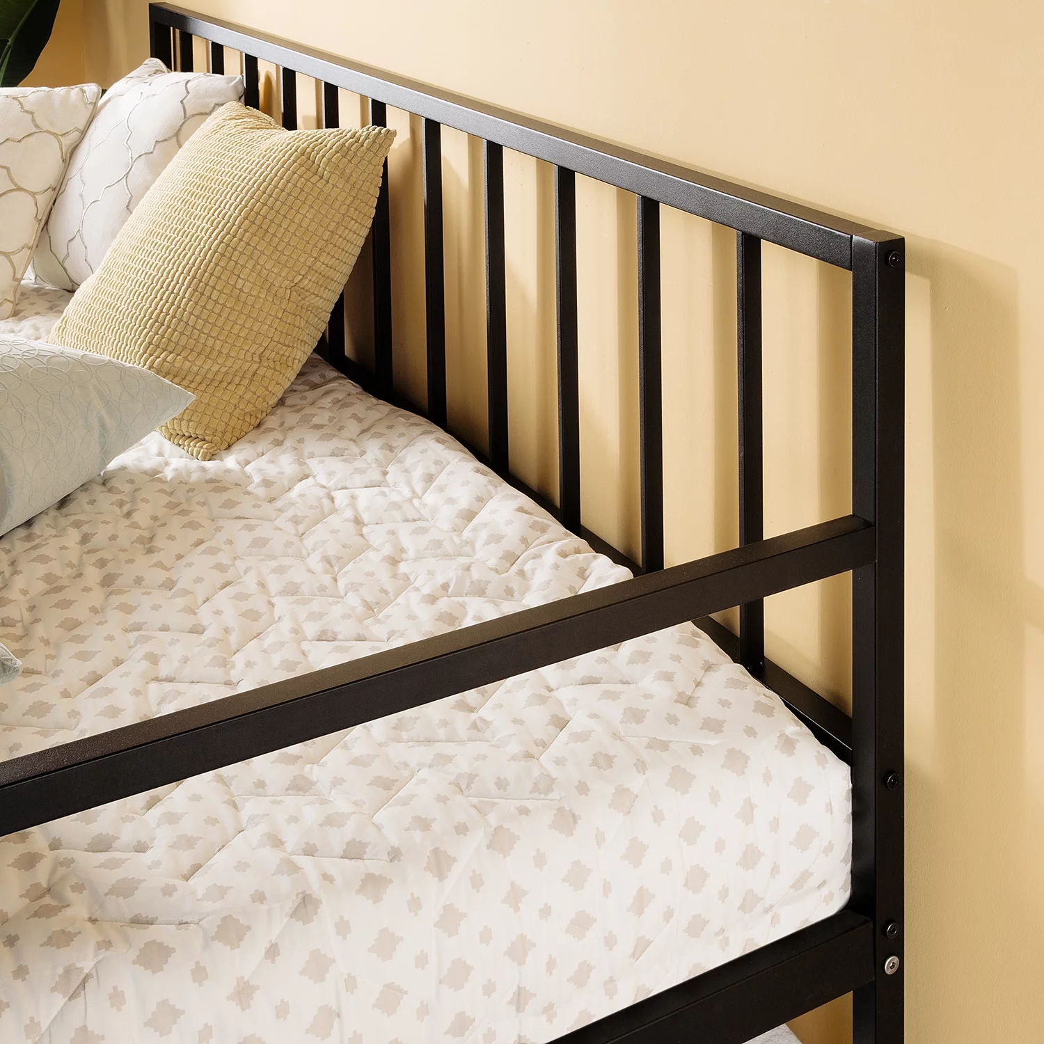 Zinus Eden Twin Daybed & Trundle Set, Black
