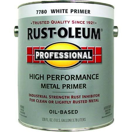 Rust-Oleum 215969 Professional White Clean Metal Primer VOC 400 Gallon (Case of 2), Size: 400 in
