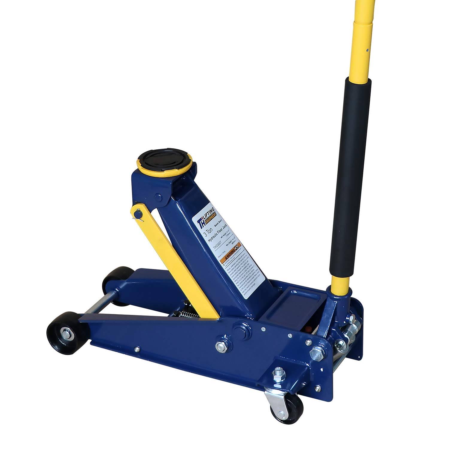 Aain,TH33007,3 Ton Heavy Duty Floor Jack, Steel Service Jack with Double Pump Quick Lift