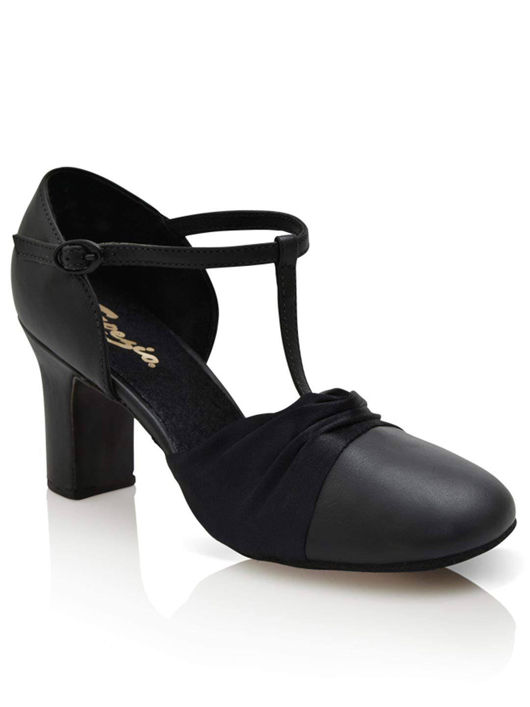 Capezio 2.5x22 Heel Flex Character Shoe - Black