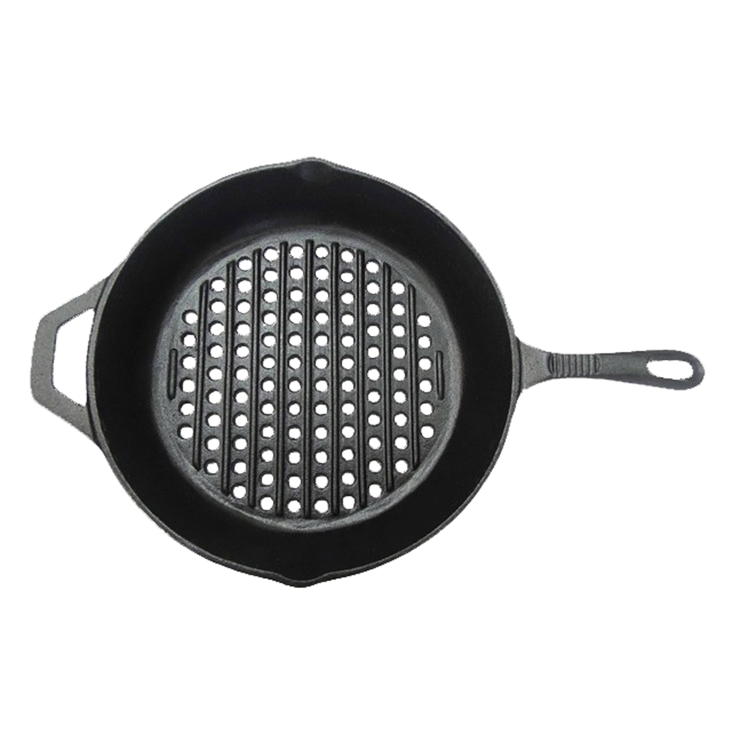 Mr Bar B Q Cast Iron Skillet W Holes