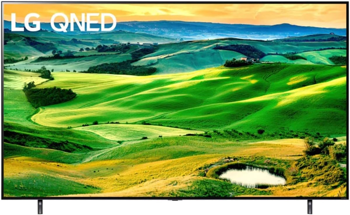 LG QNED80 Series 65-Inch Class QNED Mini-LED Smart TV 65QNED80UQA, 2022 - AI-Powered 4K TV, Alexa Built-In