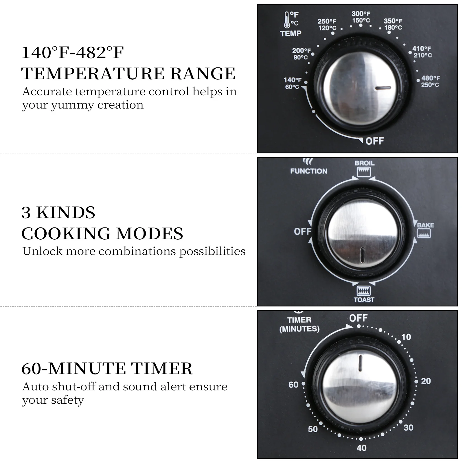 Versatile 3-in-1 Toaster Oven - 20 litres - Elevate Your Kitchen