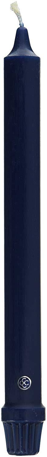 Colonial Candle Classic Tapers, 10-Inch, Indigo Blue Pack of 12