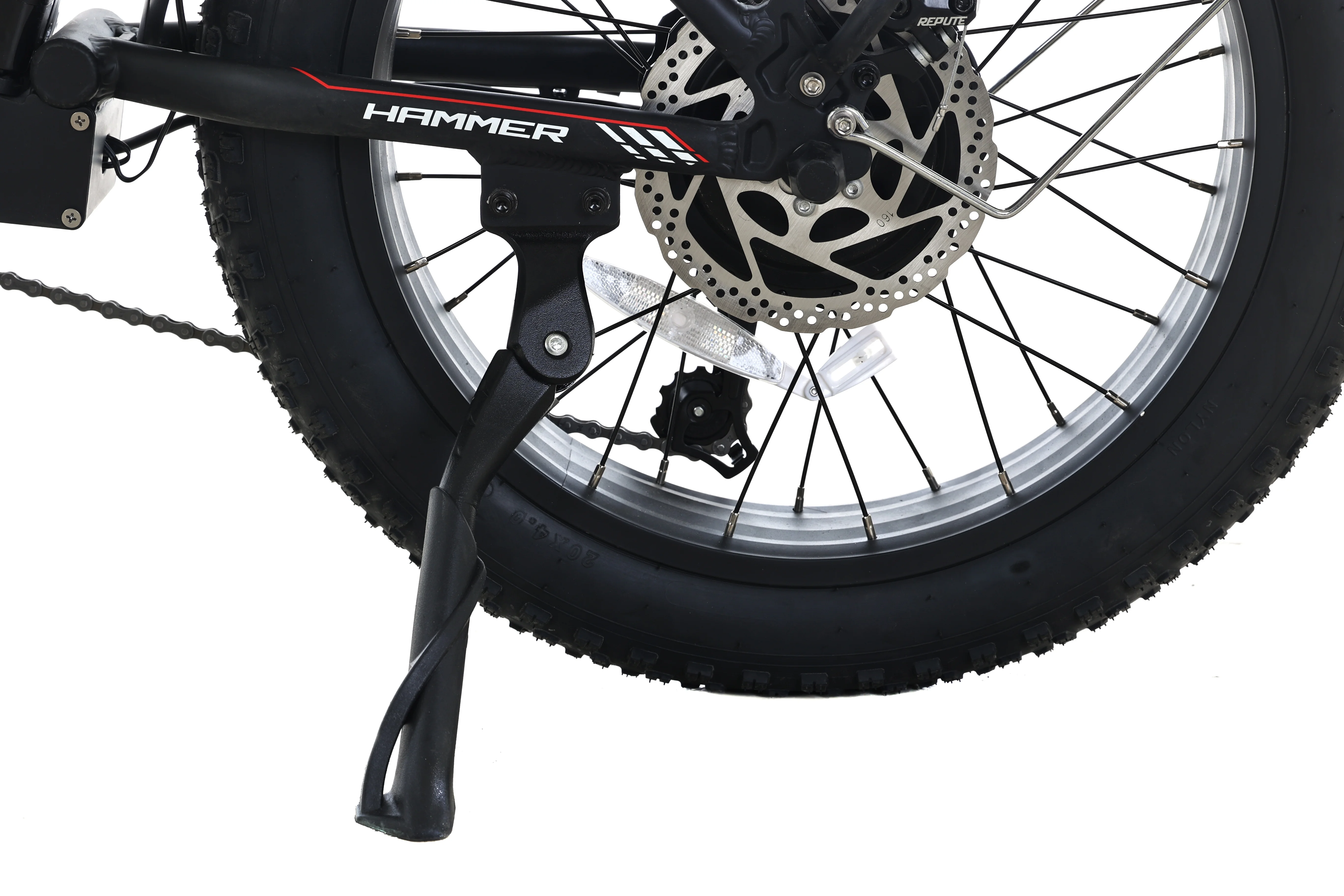 Ltmate Hammer Electric Bike for Adults, 20” x 4” Fat Tire Folding Ebike, 500W Powerful Motor Electric Folding Bike, 48V 10.4Ah Removable Battery, 7-Speed Gears,Black - Curated Treasures Market