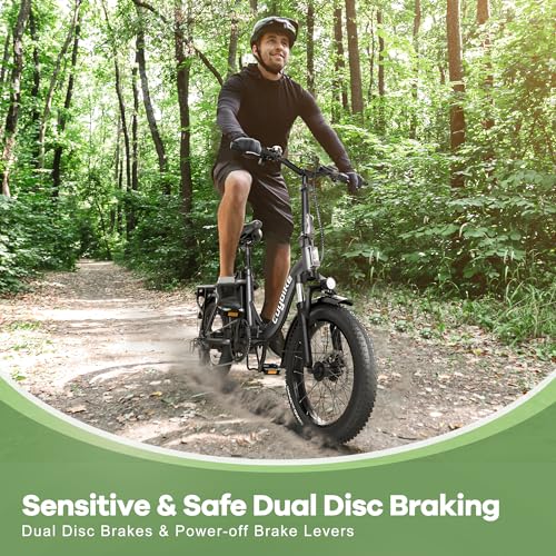 1000W Foldable Electric Bike,48V 15Ah/20AH Removable Battery Electric Bikes for Adults,7 Speed，20" Fat Tire,34Mph Max Speed,65/85Miles, Electric Mountain Beach Snow E-Bike，Folding Electric Ebike