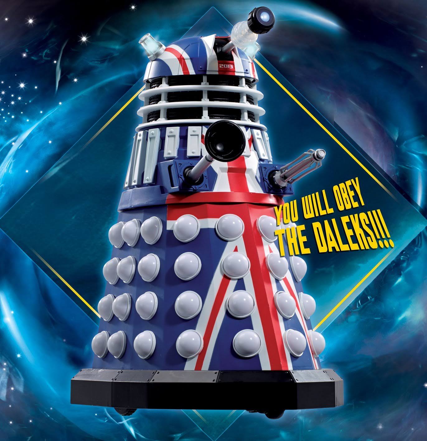 Doctor Who 50th Anniversary British Icon Dalek w/Sound u0026 Lights