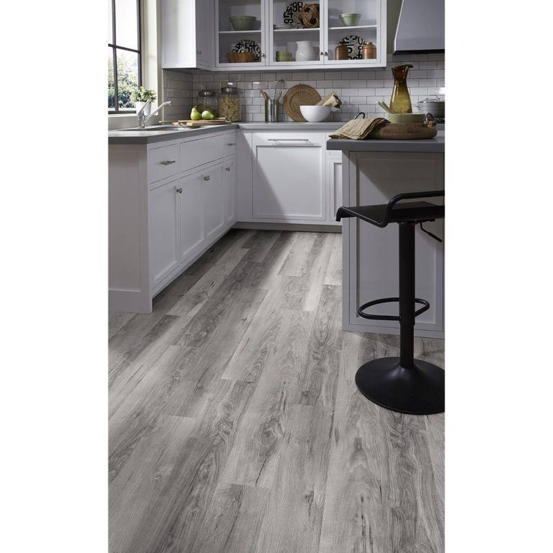 Mannington Adura Max Napa 6x22 x 48x22 Spirit Light Grey Luxury Vinyl Plank Flooring 27.39 Sq. ft. per Carton MAX063