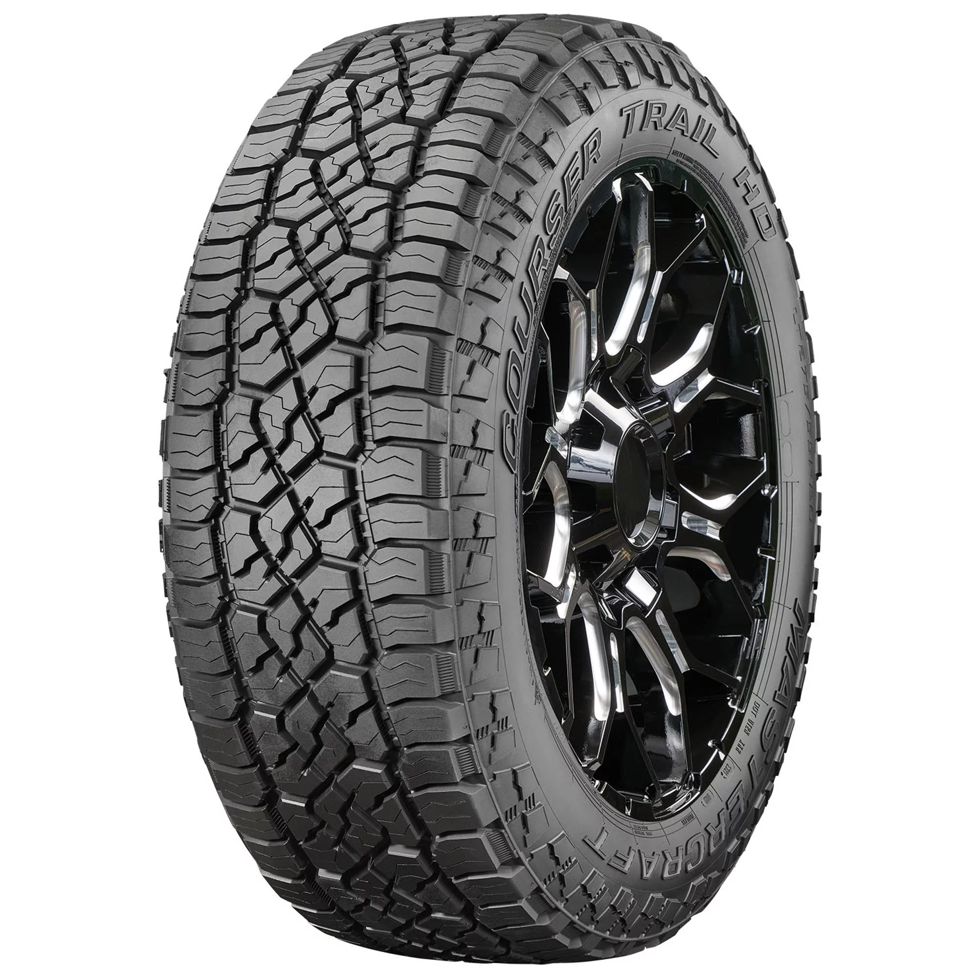 Mastercraft Courser Trail HD All Terrain LT265/65R18 122R E Light Truck Tire Fits: 2014 Cadillac Escalade Base - Curated Treasures Market
