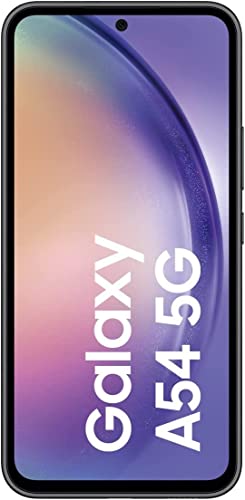 Samsung Galaxy A54 5G + 4G LTE (128GB + 8GB), 6.4" 120Hz 50MP Triple Camera, SM-A546U, Only T-Mobile Awesome Graphite (Renewed)