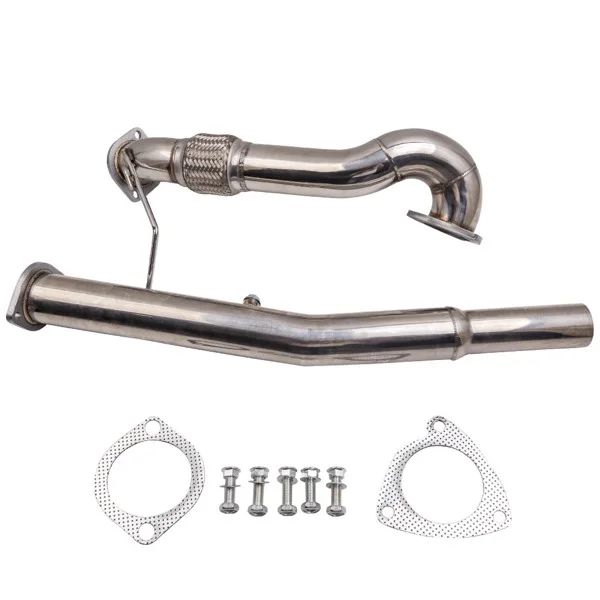 Fithood 3 inch Downpipe Down Pipe Exhaust for Audi TT Quattro Mk1 1.8T 20V l4 2000-2006