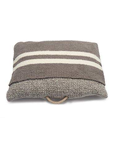 Barefoot Dreams CozyChic Pet Bed Heathered Warm Gray/Cream