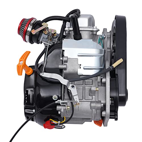 100cc Bicycle Engine Kit, 2 Stroke Bike Motor Kit Petrol Gas Motor Conversion Kit Air-Cooling Motorized Bicycle Kit Super Fuel-efficient Modified Full Set / 4 Stroke