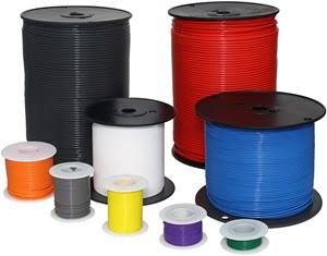 PTFE High Temperature Stranded Wire (Gauge: 22, Length: 500 ft., Color: Brown) Wire-TF-22-01-500