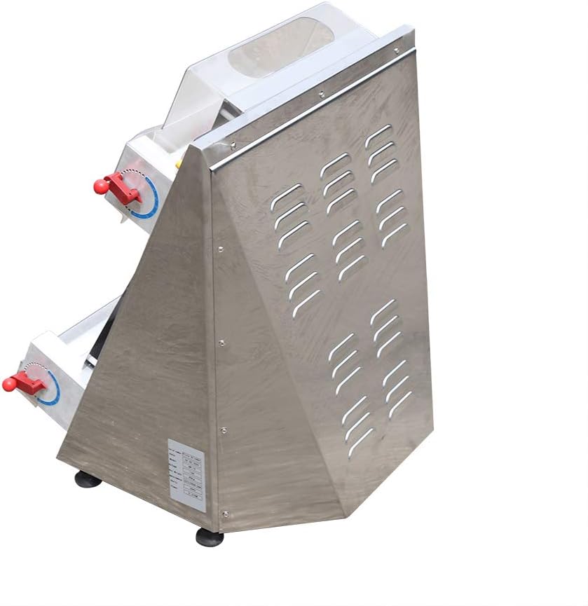 SAZDFY Pizza Dough Roller Sheeter Electric Pizza Dough Press Making MachineCommercial Dough Roller Sheeter for Noodle Pizza Bread and Pasta Maker 370W
