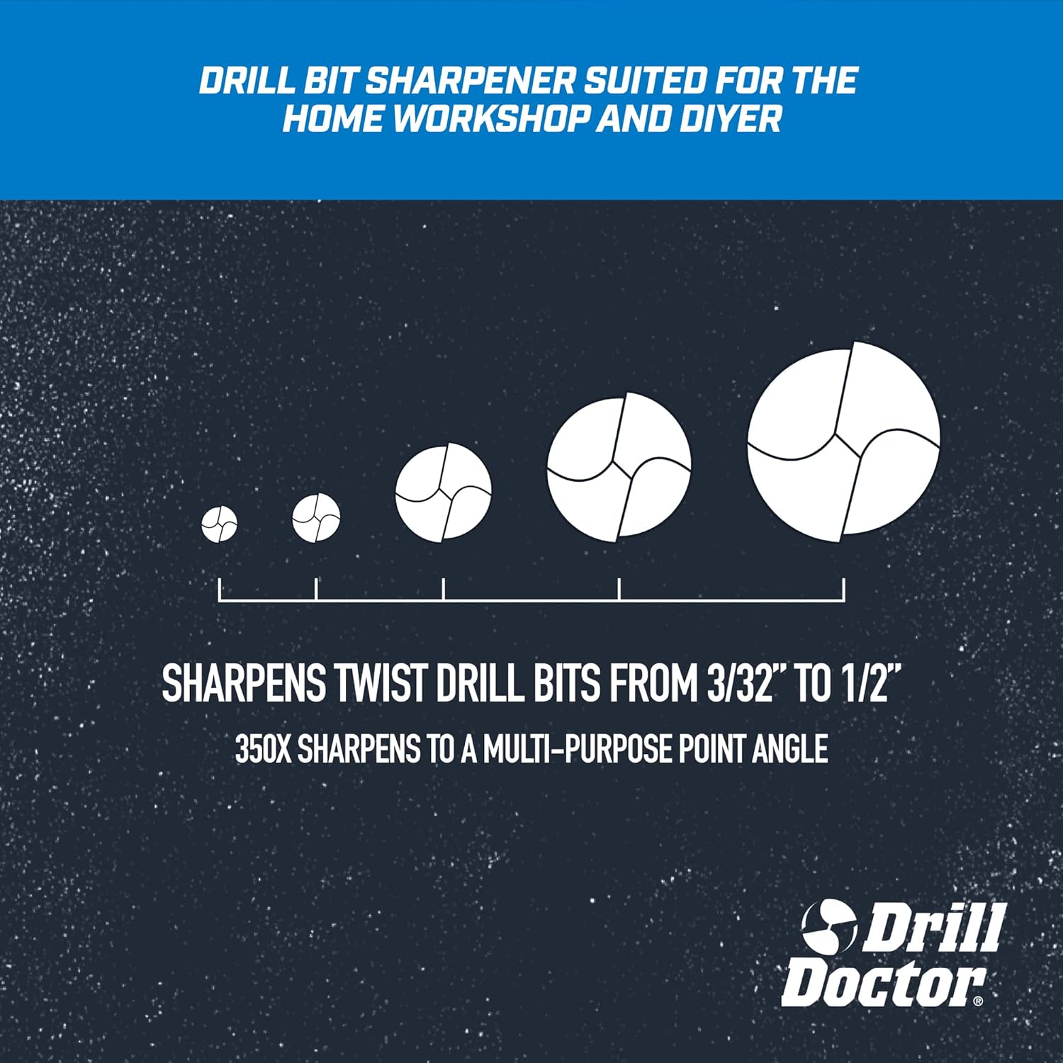 Drill Doctor DD350X Drill Bit Sharpener Pack of 2