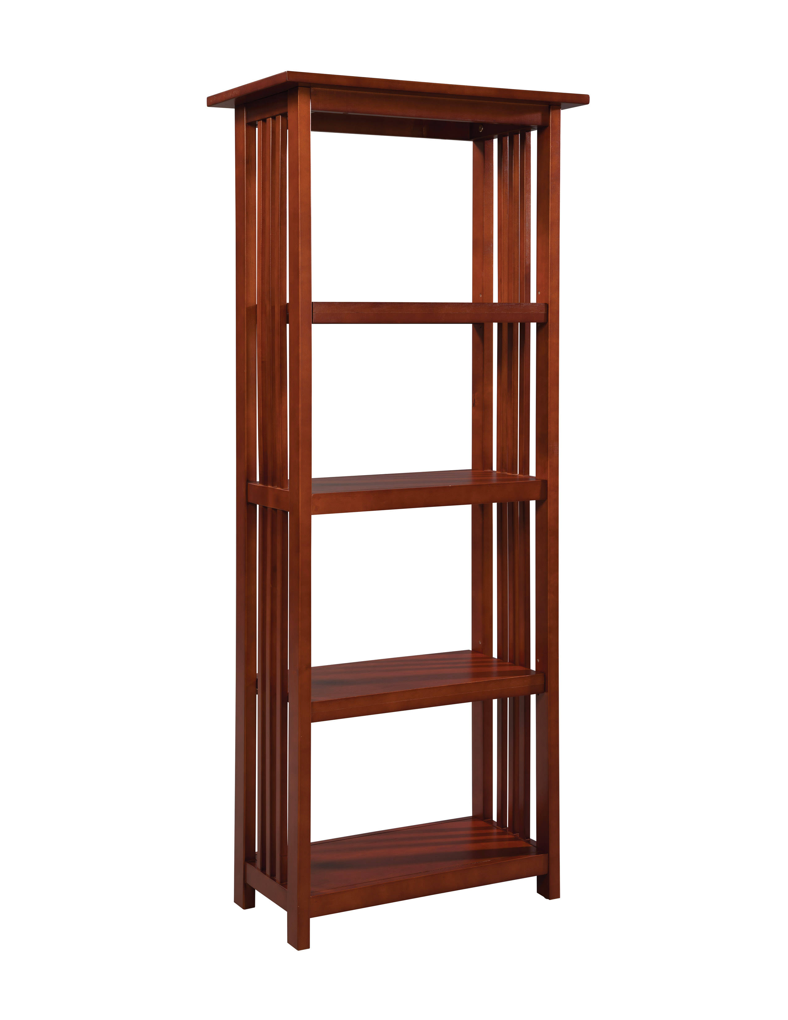 Alaterre Furniture Mission 60 in. Bookcase - Cherry