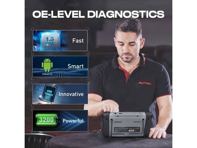 Autel MaxiDAS Ds808 Automotive OBD2 Scanner Diagnostic Tool Key Coding u0026 Multi-Language System